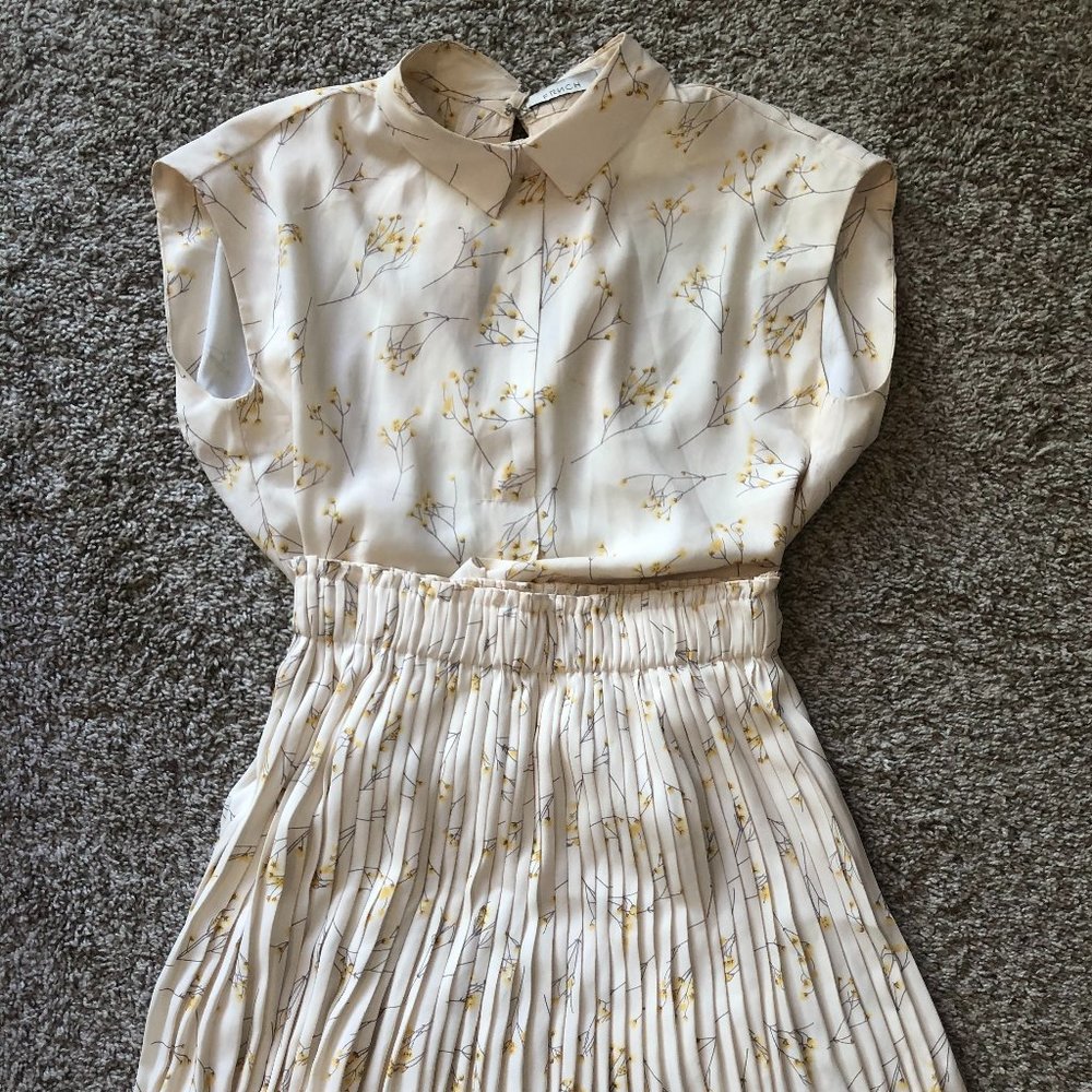 FRNCH Silk Collared Shirt
